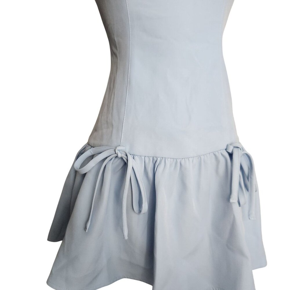Peppermayo Blue Running Late Mini Dress Women's Size US 6 - Picture 7 of 9
